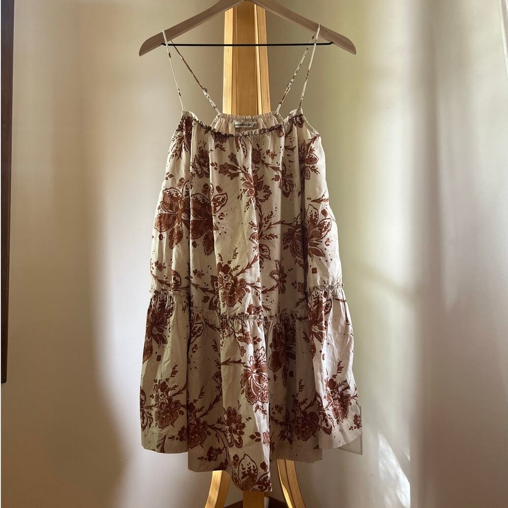 Womens Abercrombie & Fitch Boho Floral Print Dress - NWT